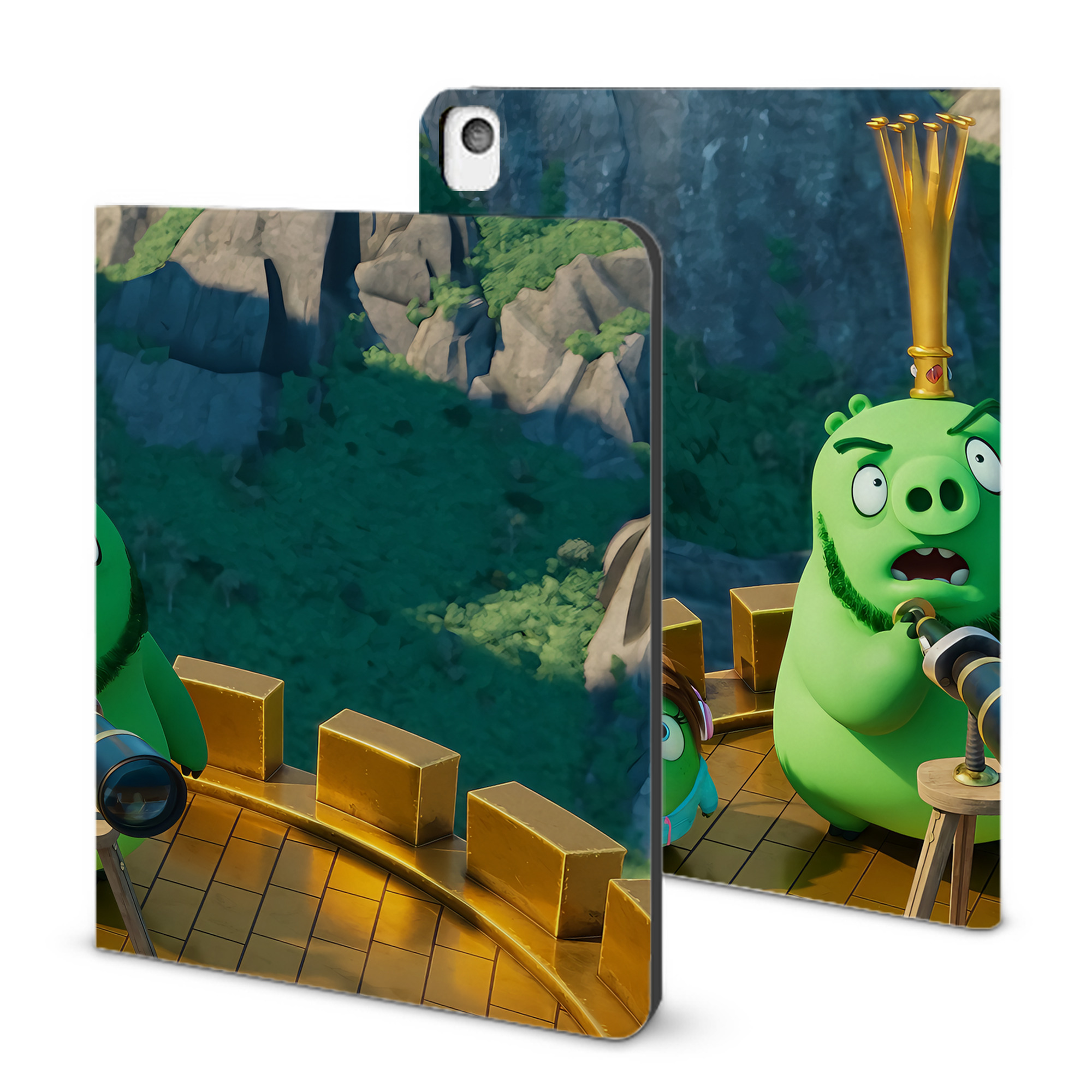 （画像用） Angry Birds アングリーバード IPadケース ペンホルダー付き ブックスタイルデザイン
